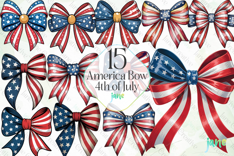 America Bow 4th of July