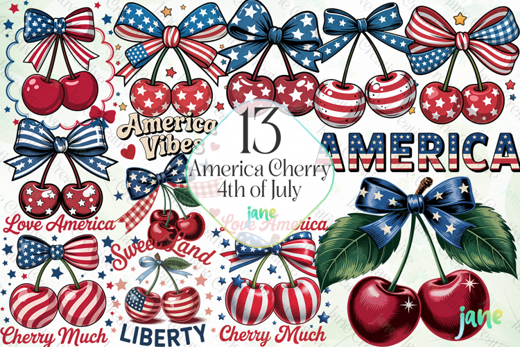 America Bow 4th of July