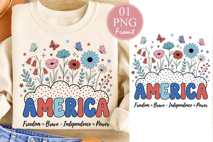 American Flag Sublimation Image 23