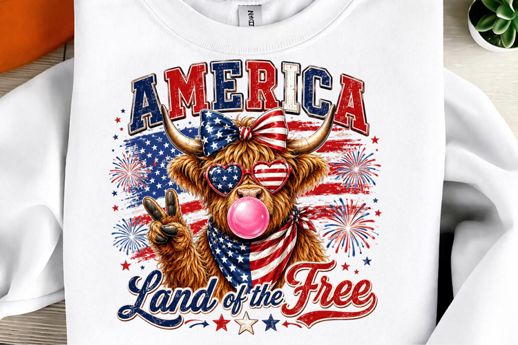 America Land Of The Free PNG