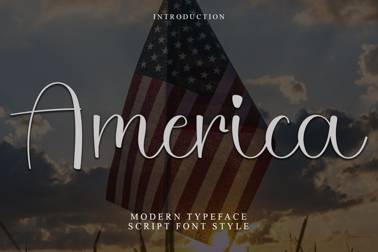 4th Of July Font Image 19