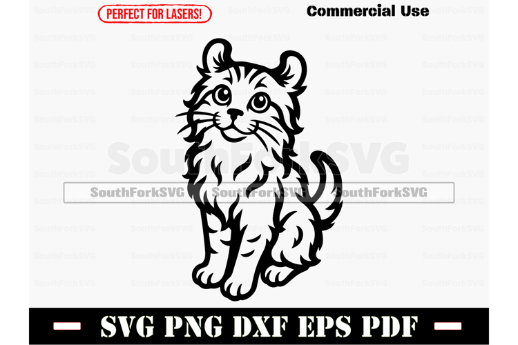 Cat Peeking Svg Image 10