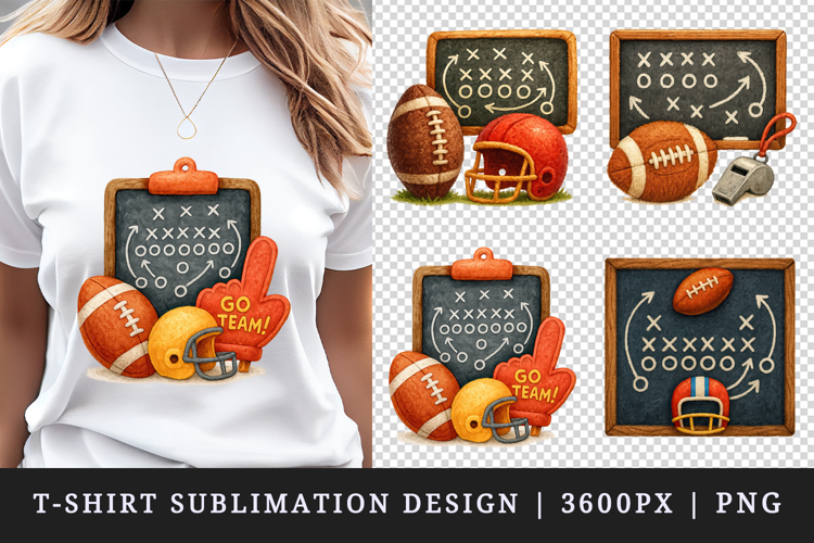 American football t-shirt printable sublimation design png