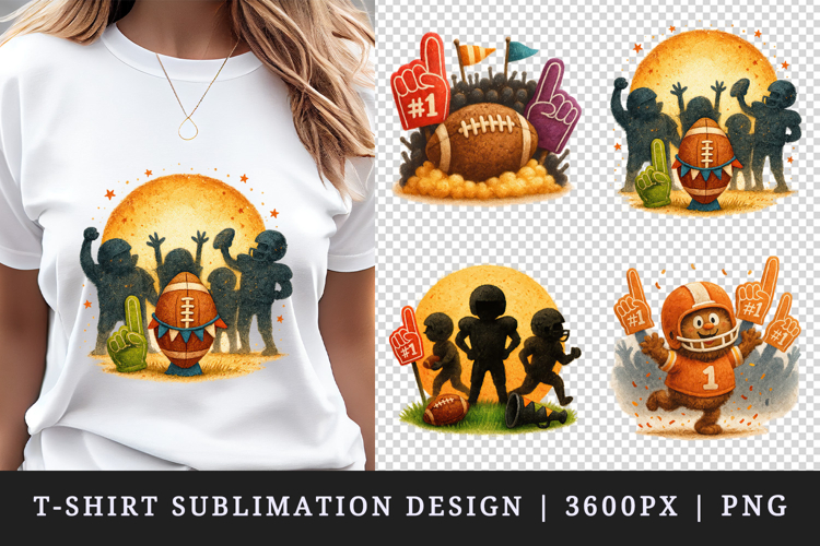 American football t-shirt printable sublimation design png