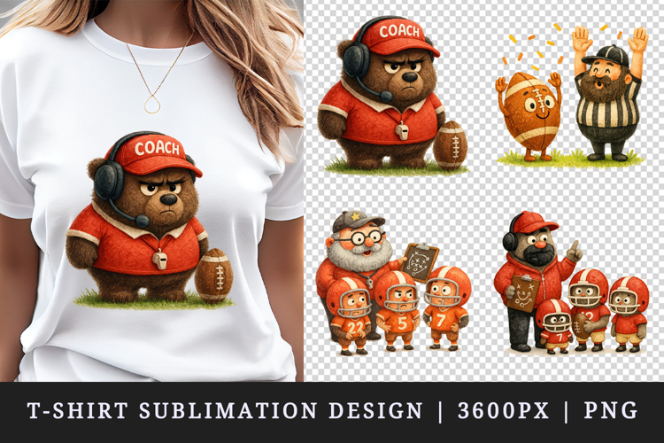 American football t-shirt printable sublimation design png