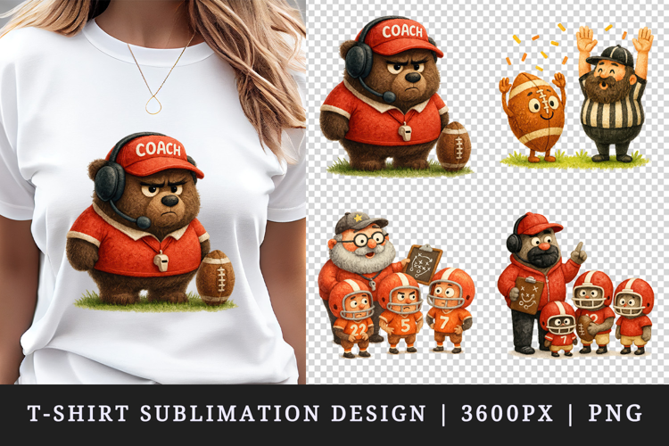 American football t-shirt printable sublimation design png
