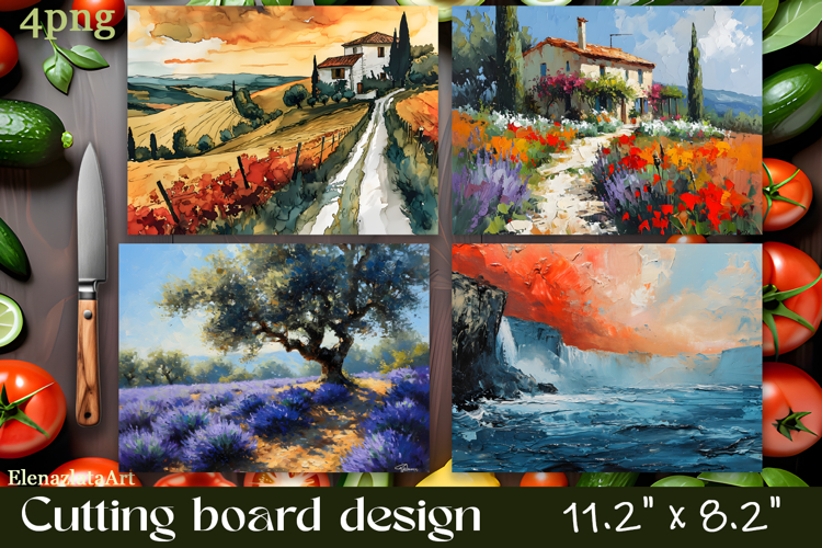 American landscape cutting board design - cutting board desi