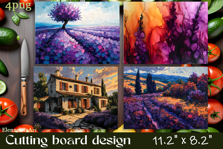 American landscape cutting board design - cutting board desi