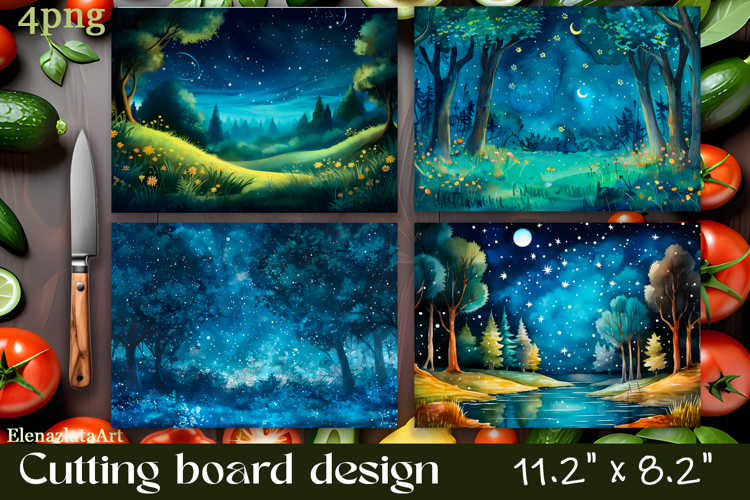 American landscape cutting board design - cutting board desi