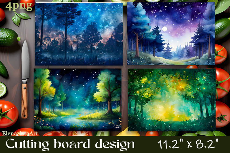 American landscape cutting board design - cutting board desi