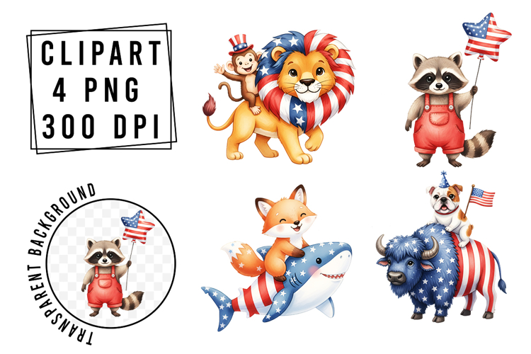 Red White And Blue Clipart Image 5