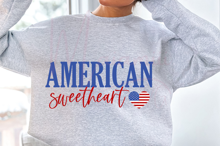 American Sweetheart Svg, Memorial Day Svg, Patriotic Svg