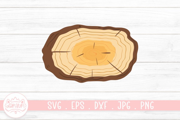 Wood Slice Clipart Design
