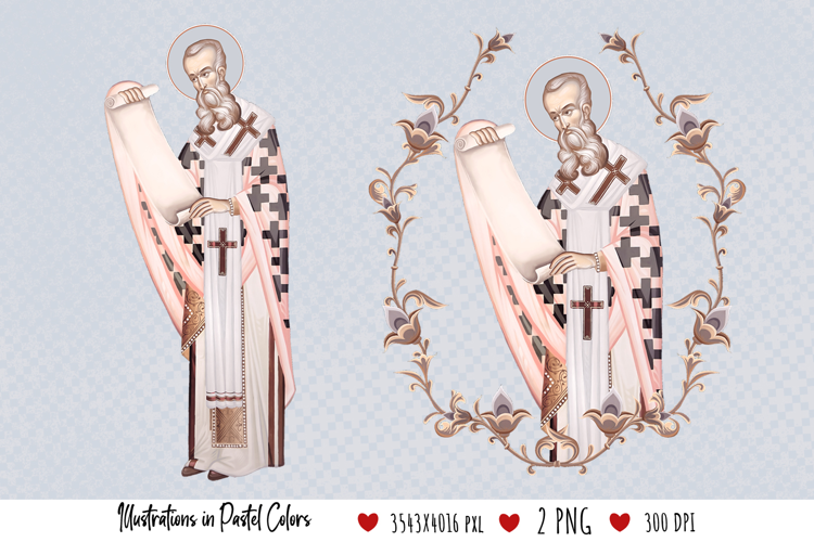 Anastasius I Dicorus. Illustration in Byzantine Style