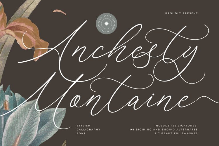 Anchesty Montaine - Stylish Calligraphy Font