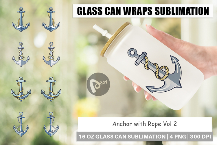 Glass Can Anchor Rope