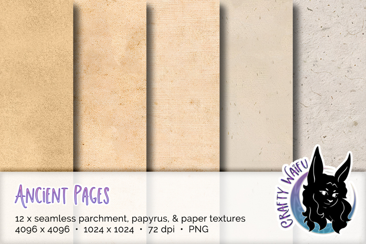 Ancient Pages Seamless Digital Papers