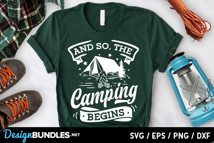 And so the camping begins SVG