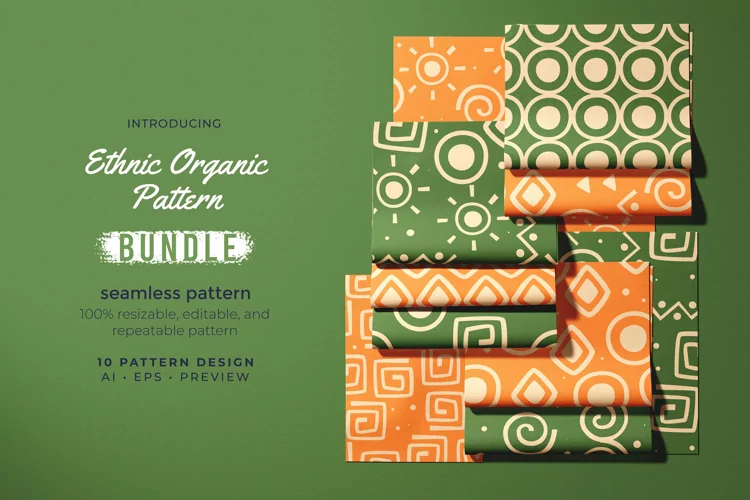Ethnic Organic - Seamless Pattern