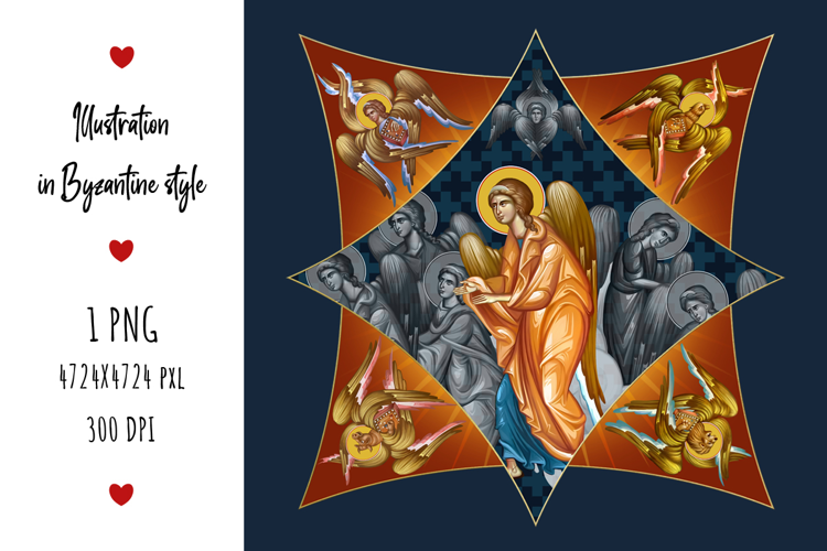 Angel Greek Religious Illustration