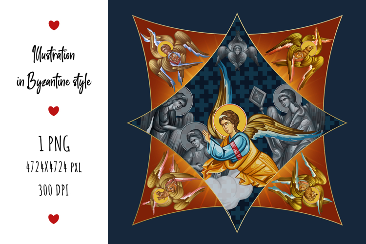 Angel Christian Religious Illustration