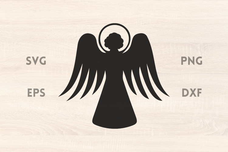 Angel large wings SVG