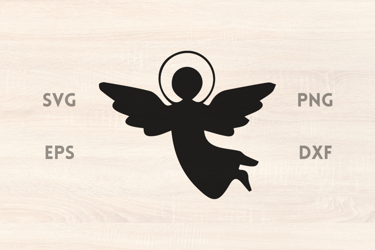 Flying Angel halo SVG