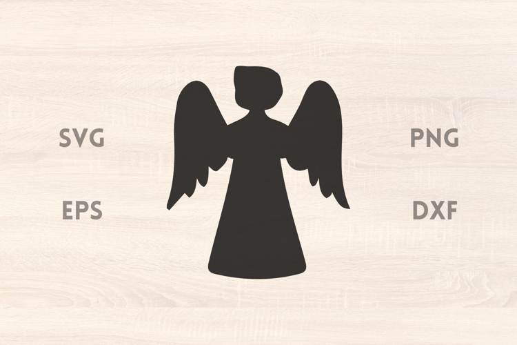 Angel and wings SVG