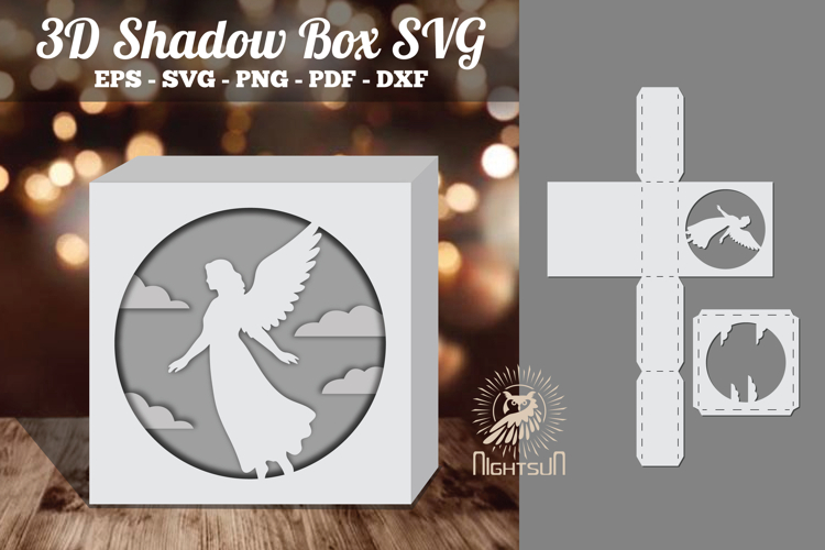3d Shadow Box Svg
