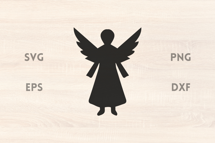 Angel Flying SVG