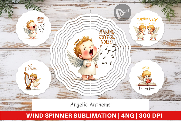 Angelic Anthems Wind Spinner