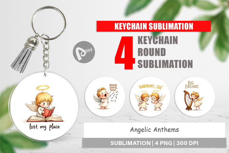 Angelic Anthems Keychain