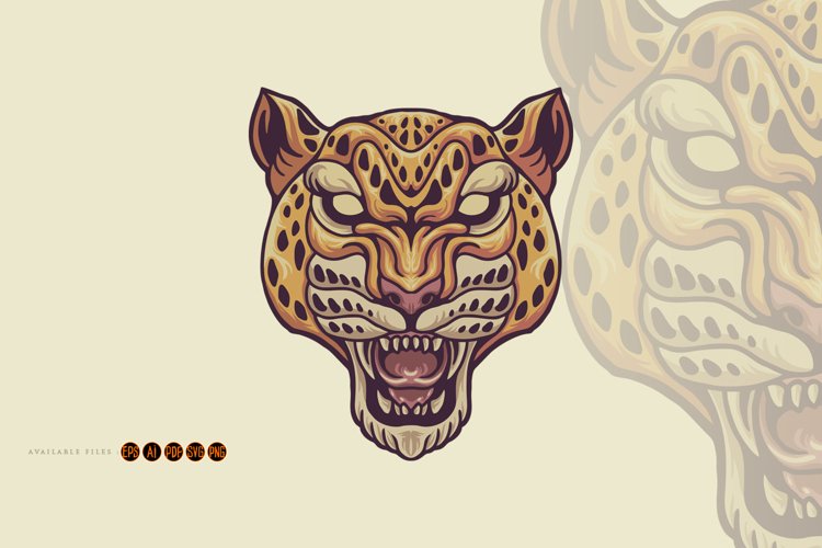 Tiger Head Svg Image 6