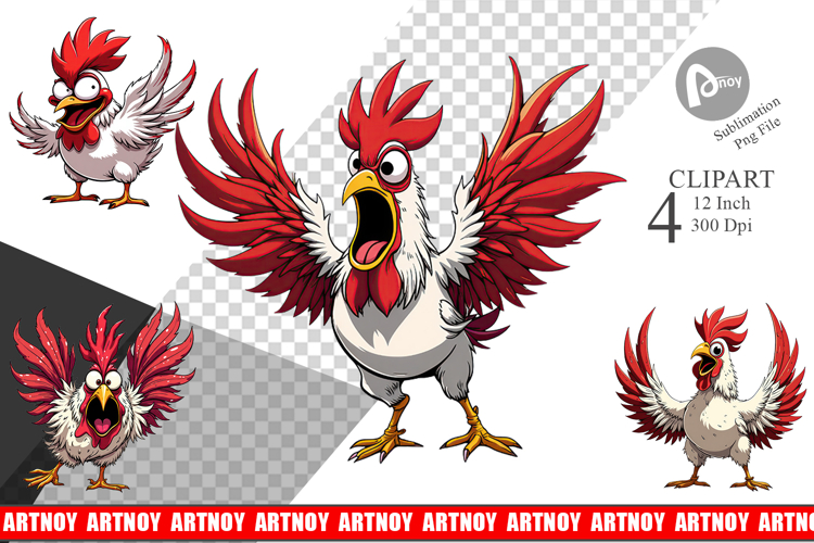 Rooster Clipart Image 14