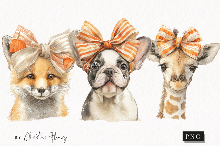 Fall Animals Clipart Image 4