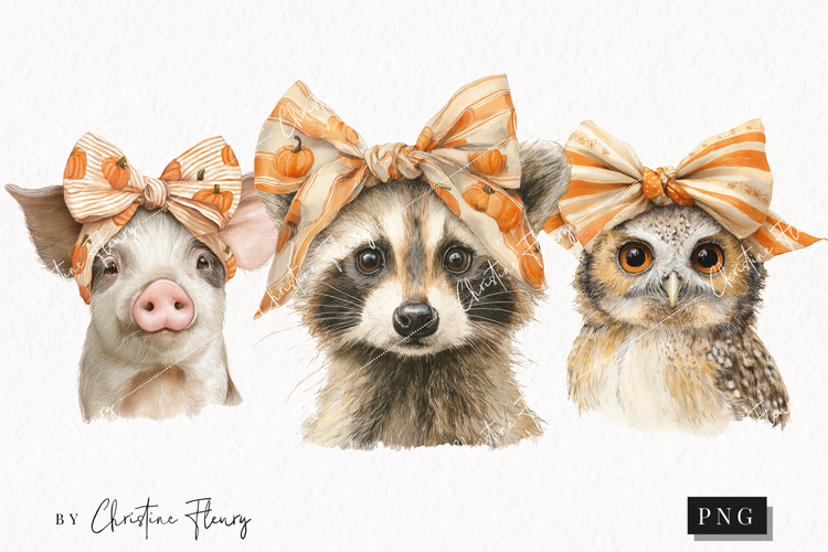Fall Animals Clipart Image 3