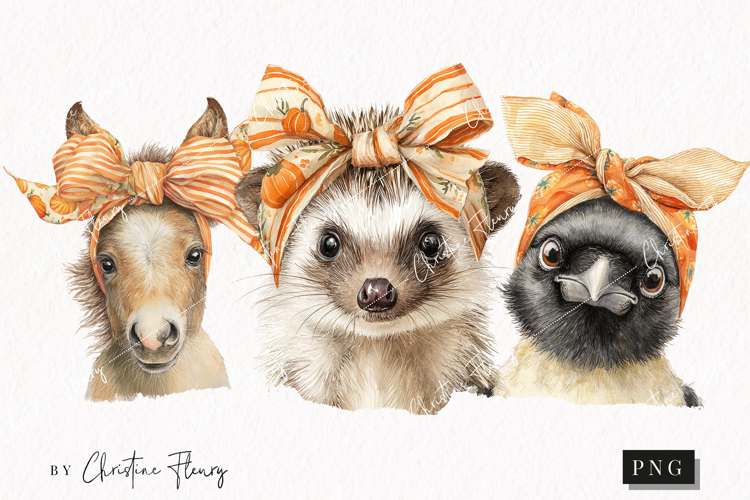 Fall Animals Clipart Image 2