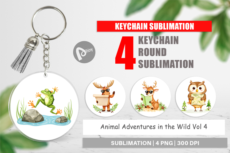 Keychain Wild Animal Adventures