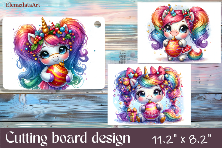 Cute animal Cutting Board Designs, mery christmas