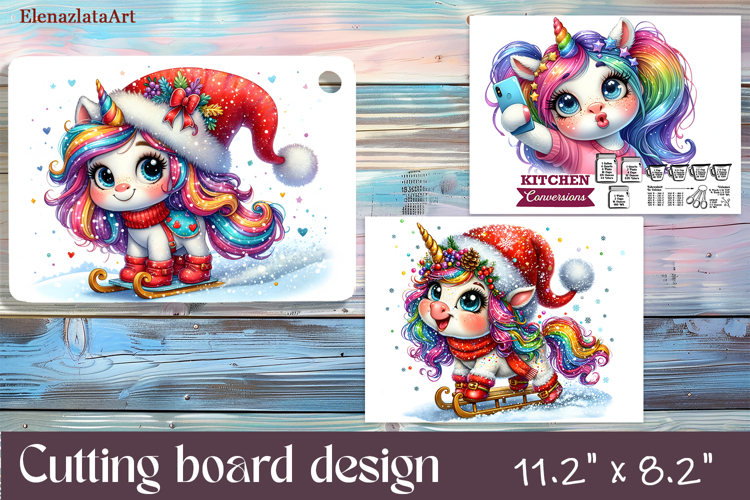 Cute animal Cutting Board Designs, mery christmas