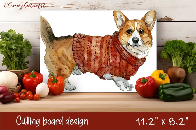 Cute Dog cutting board sublimation, Funny Dog sublimation