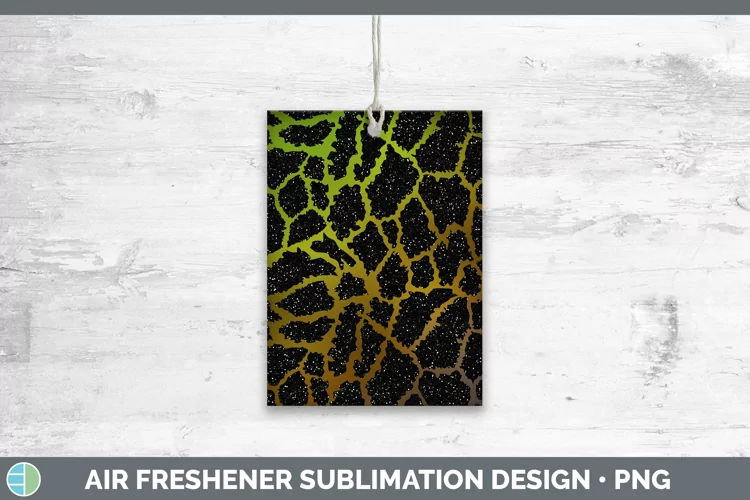 Animal Brown Giraffe Print Air Freshener Sublimation Car Fre