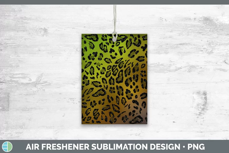 Animal Brown Leopard Print Air Freshener Sublimation Car Fre