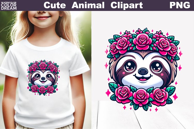 Sloth Clipart Image 21