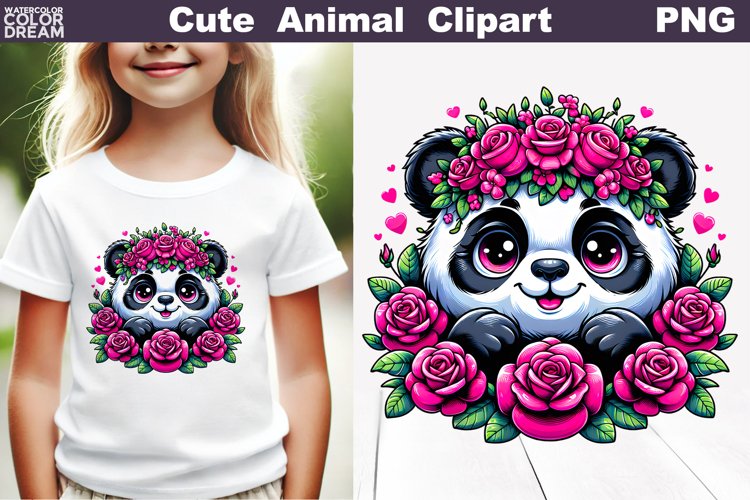 Cute Panda Clipart Image 20