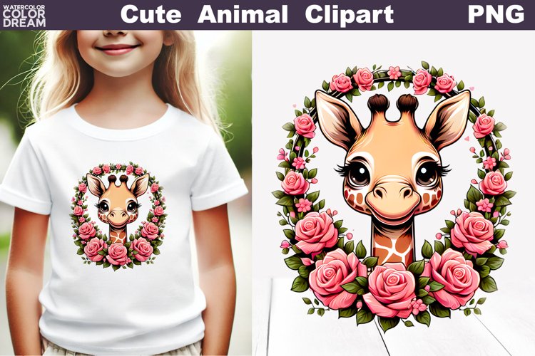 Cute Giraffe Clipart Image 5