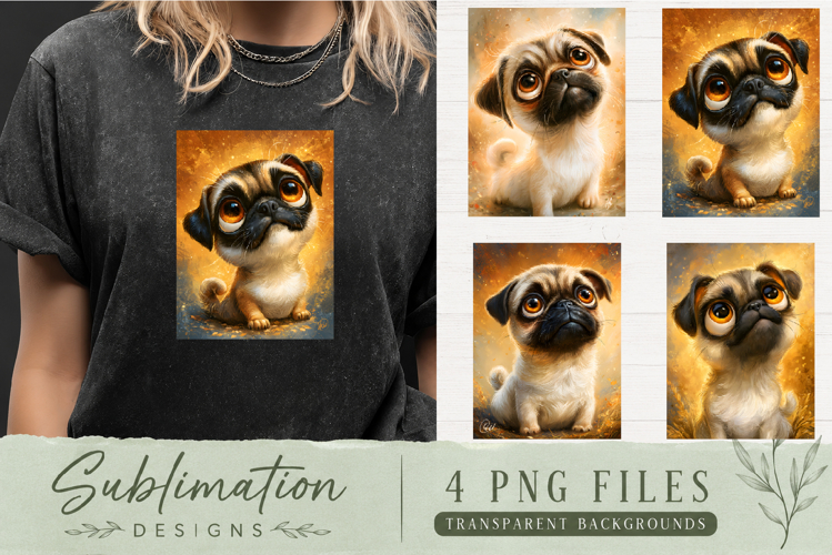 Trendy girl PNG , Retro 4 Designs Sublimation T-shirt