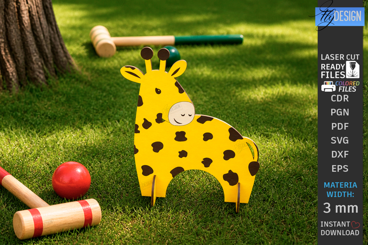 Giraffe Croquet Gates Laser Cut | Kids Laser | Outdoor Games