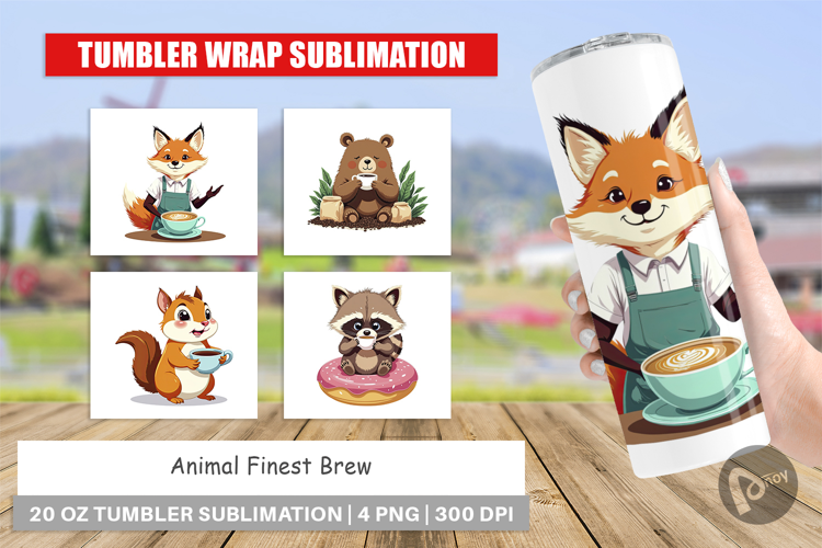 Tumbler Animal Finest Brew