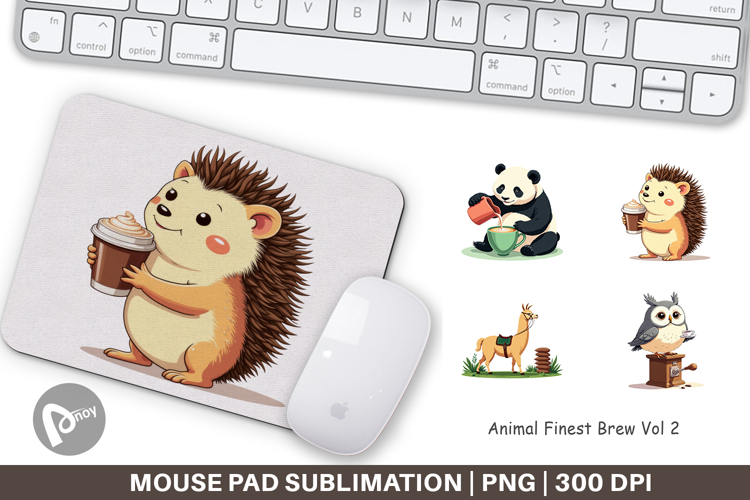 Mouse Pad Animal Finest Brew